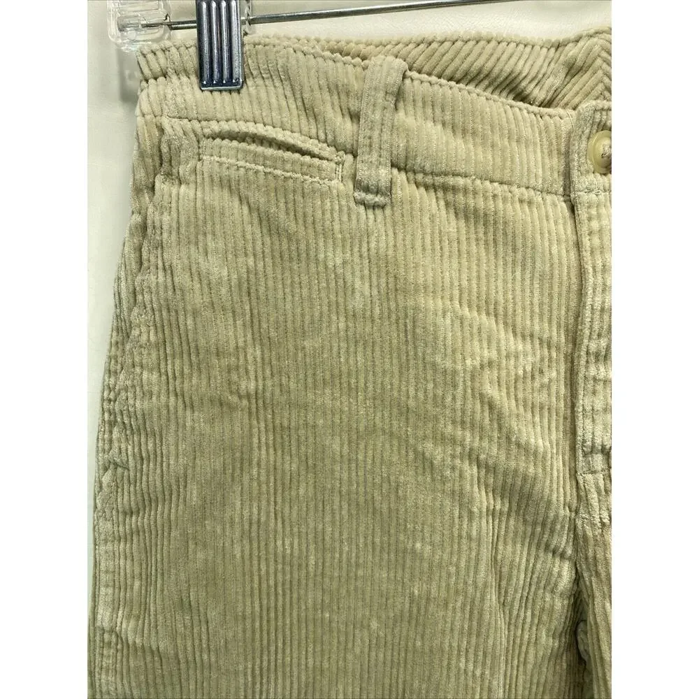 Vintage Ralph Lauren Polo Corduroy Khaki Slacks Boys Size 10 26x25